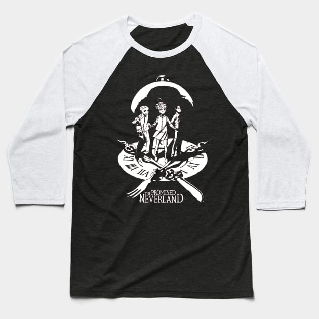 The Promised Neverland Emma Norman Ray Baseball T-Shirt by OtakuPapercraft